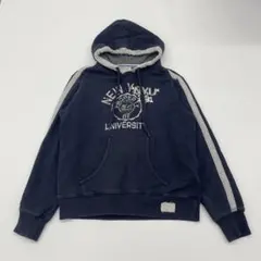 ゆ1054 Champion チャンピオン M ニューヨーク大学 パーカーのサムネイル