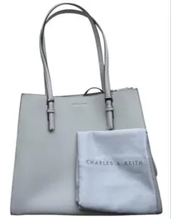 CHARLES & KEITH トートバッグ グレーのサムネイル
