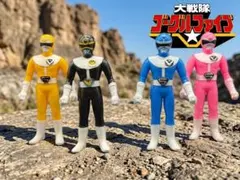 大戦隊 ゴーグルファイブ ソフビ ポピー 日本製 5体セット 戦隊