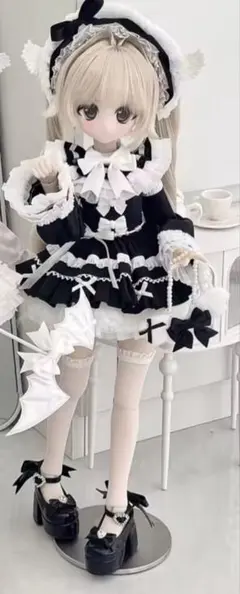 ディーラー様製 ドール服 アウトフィット 1/4 MDD 黒