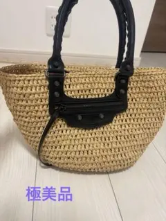 BALENCIAGA バレンシアガ ストローバッグ かごバッグ 515859 - メルカリ