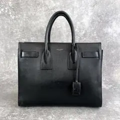 良品　サンローラン トートバッグ　サックドジュール　スモール　ブラック　レザー