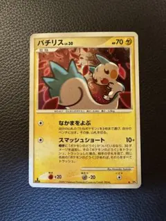 パチリス Lv.30 雷タイプ ポケモンカード2007年 2025年最新】パチリス lv.30の人気アイテム - メルカリ