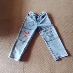 G.G. GAHMKOL 刺繍デザインデニムパンツ 140cm