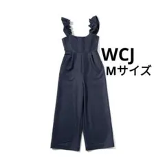 WCJ ・デニムライクサロペット ・ネイビー M