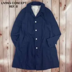 10M314◯ LIVING CONCEPT 薄手 ロング ステンカラーコートのサムネイル