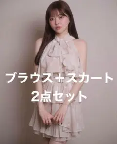 LIP サービス】2wayリボンティアード-tieredブラウス-blouse