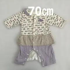 conocoto リボン柄ロンパース★70㎝