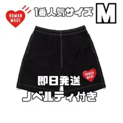 HUMAN MADE ハーフパンツ　新品未使用　ブラック　Mサイズ M HUMAN MADE(ヒューマンメイド) ハーフ・ショートパンツ(メンズ