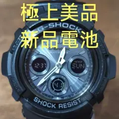 極上美品 CASIO G-SHOCK AWG-M100B-1AJR 新品電池のサムネイル