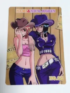 ONE PIECE ナミ＆ロビン カード No.237 グミカード - メルカリ