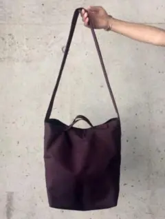 ハンドメイド　 マロン キャンバス 2WAYショルダートート FW10