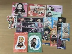 鬼滅の刃　ステッカー　カード類　セット