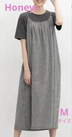 Honeys ギャザーキャミワンピース