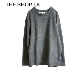 THE SHOP TK カジュアル デート リブニット　シンプルのサムネイル