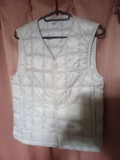 UNIQLOユニクロ　ド定番 ウルトラライトダウンベスト XS ライトグレー