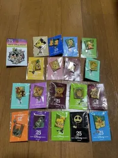 東京ディズニーリゾート 25周年 ピンバッジセット