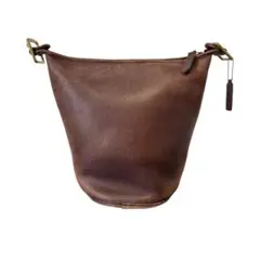 OLD COACH バッグ グラブタンレザー ブラウン USA製