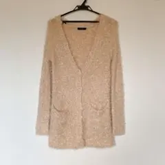 シャギーニット カーディガン