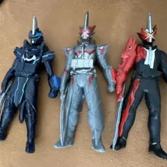 仮面ライダー フィギュア 3体セット