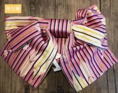 作り帯 レディース和服 和装 小物 浴衣 ピンク レア 祭り 京都 人気