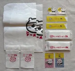 ＜ちいかわ＞ 「ラーメン豚」基本テーブルセット＆ノベルティカード（各2セット）