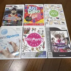 Wiiソフト6個まとめ売り