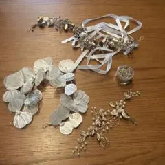 ウエディング　ヘッドドレス