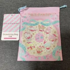 신품 산리오 キャラクターズ 巾着 クリスマス