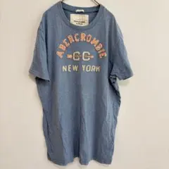 Abercrombie & Fitch Tシャツ ブルー XXL 大きめのサムネイル