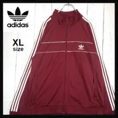 アディダス adidas トラックジャケット 刺繍ロゴ 00s 古着 L相当