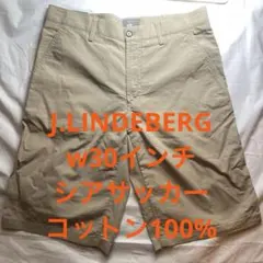 新品タグ付J.LINDEBERG シアサッカー ショートパンツ W30 ゴルフのサムネイル
