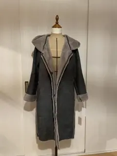 ■新品未使用　ロングコート　フェイクムートン