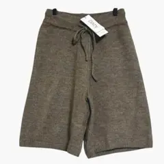 Dazy ニットキュロット　【未使用】　ウエストゴム　茶　M