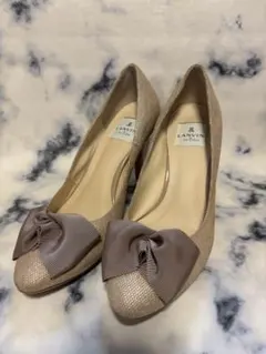 ランバンオンブルーパンプス　24センチ