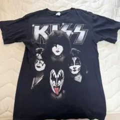 KISS キッス半袖Tシャツバンドミュージシャンブラック
