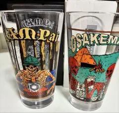 ヒルズフィールド パイントグラス お酒マン キャンプァイ 2個セットのサムネイル