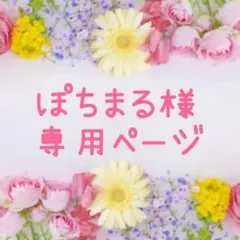 ぽちまる様専用ページ