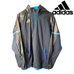 adidas ナイロンジャケット フード付き