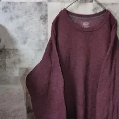 フルーツオブザルーム無地スウェットトレーナーワインレッドM　C50,16