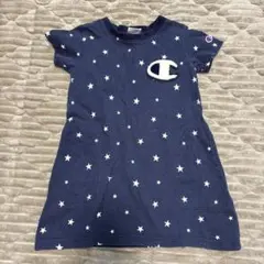 Champion 星柄 半袖ワンピース 110