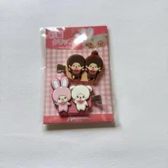 モンチッチ　前髪クリップ　ヘアクリップ.