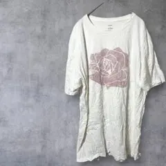 一点物‼️ maurices 【XL】 バラプリント Tシャツ バラ プリントT