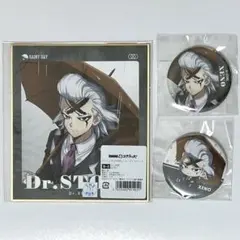 Dr.STONE DMMスクラッチ Dr.ゼノ ミニ色紙 缶バッジ