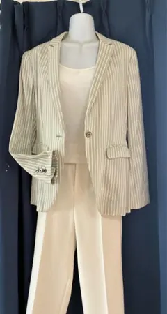 麻混ジャケット　40 細身