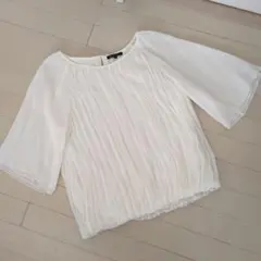 23区 大きいサイズ44 シフォンブラウス