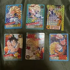 レア美品】ドラゴンボールZ 森永 ウエハース 3Dコレクション 7枚セット
