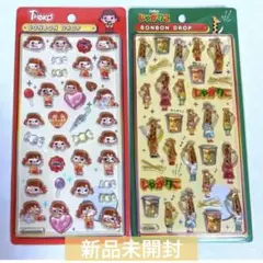 【ボンボンドロップシール】新品｜正規品｜ペコちゃん＆じゃがりこ