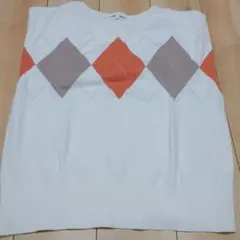 GLOBAL WORK グローバルワーク アーガイルニット S