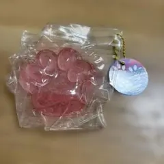 猫の手キラキラ蓄光スクイーズ 핑크